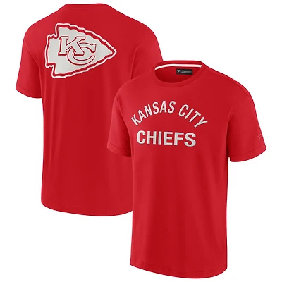 T-shirt unisexe Fanatics rouge Kansas City Chiefs Elements super doux à manches courtes