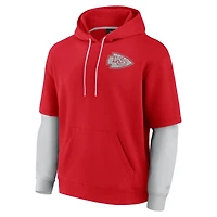 Sweat à capuche unisexe Fanatics rouge Kansas City Chiefs Sleek Elements
