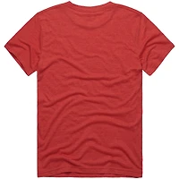 T-shirt unisexe rouge Homage x The Simpsons, tri-blend, Kansas City Chiefs