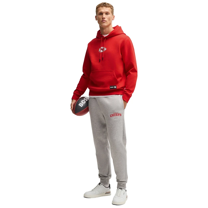 Sweat à capuche unisexe rouge Woodson Tri-Blend des Kansas City Chiefs de Hugo Boss