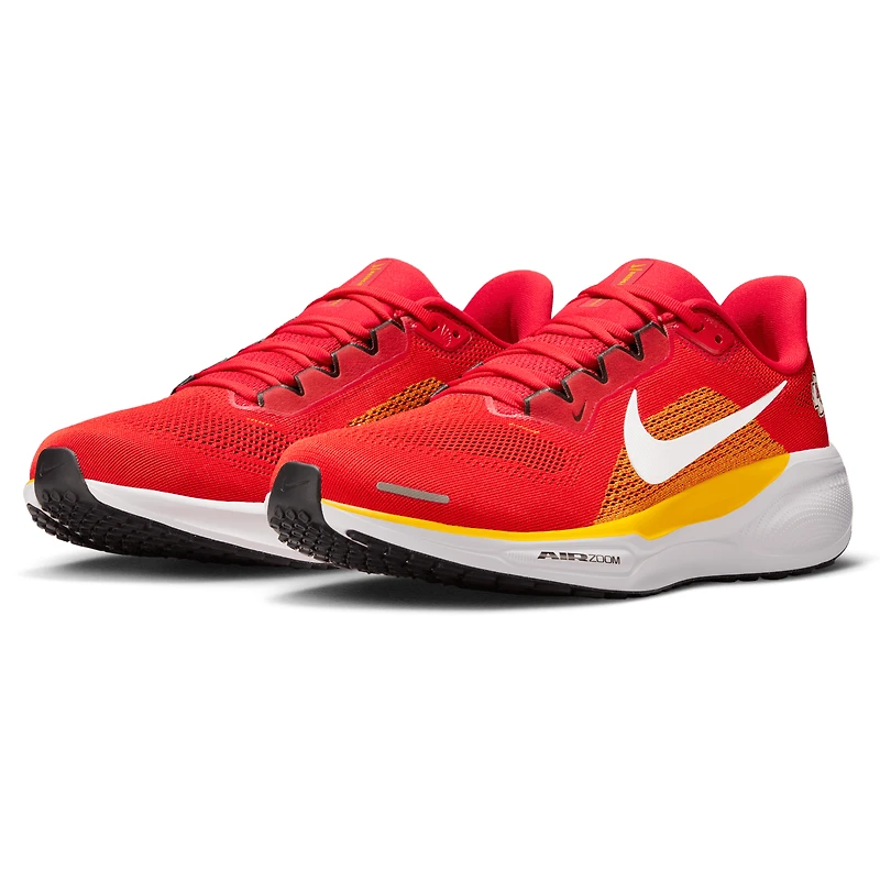 Baskets Nike Air Zoom Pegasus 41 rouges unisexes des Kansas City Chiefs