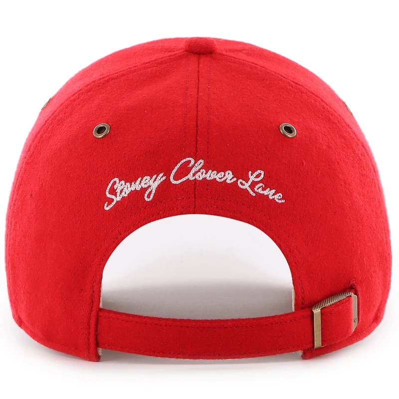 Unisex Stoney Clover Lane x '47 Red Kansas City Chiefs Field Goal Clean Up Adjustable Hat