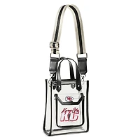WEAR by Erin Andrews Sac à bandoulière transparent Kansas City Chiefs Stadium avec pochette à monnaie
