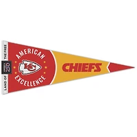 Fanion premium WinCraft Kansas City Chiefs 12" x 30" America 250