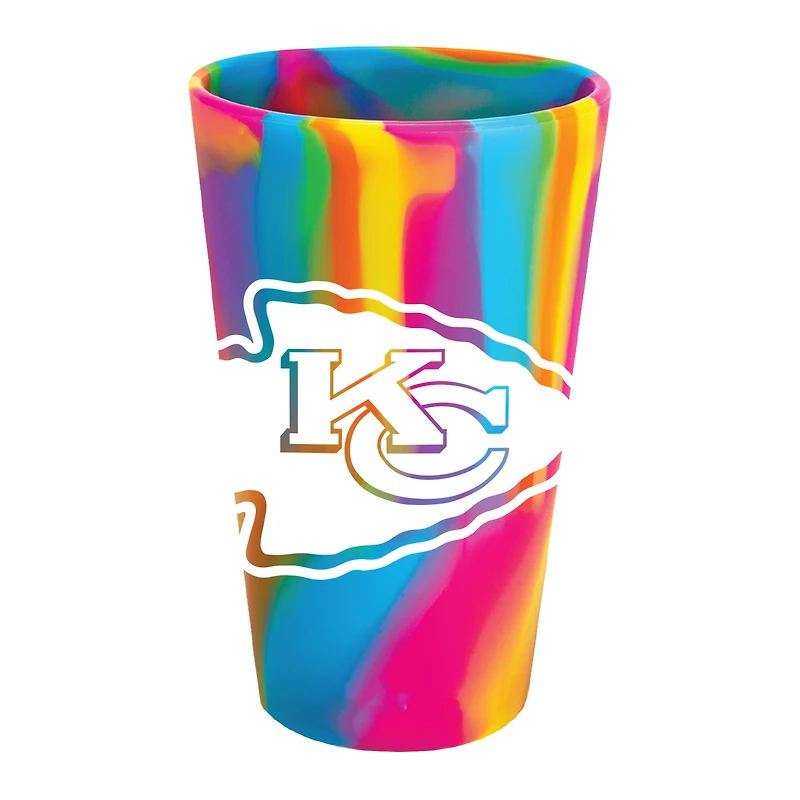 WinCraft Kansas City Chiefs 16oz. Verre à pinte en silicone à la mode