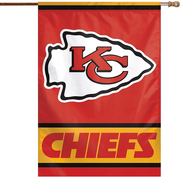 WinCraft Kansas City Chiefs 28 "x 40" Bannière verticale simple face avec logo principal