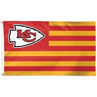 Drapeau WinCraft Kansas City Chiefs 3' x 5' Americana Stars & Stripes Deluxe