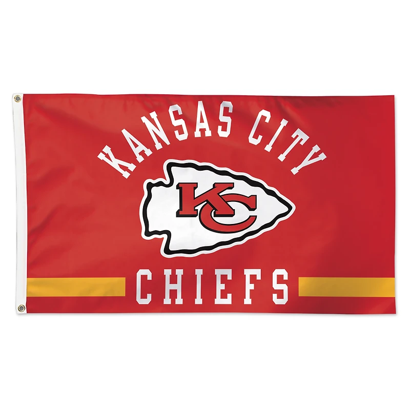 WinCraft Kansas City Chiefs 3' x 5' Classic Logo 1-Sided Deluxe Flag