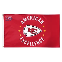 WinCraft Kansas City Chiefs 3' x 5' One-Sided America 250 Deluxe Flag