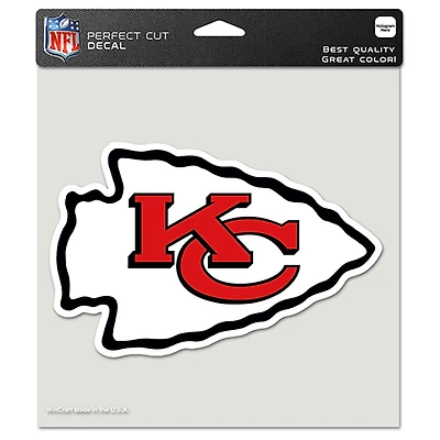 WinCraft  Kansas City Chiefs 8" x 8" Color Car Decal