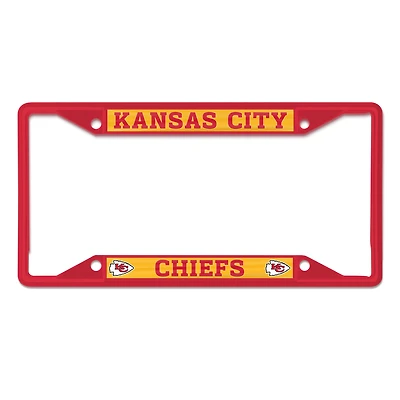 WinCraft Kansas City Chiefs Chrome Color License Plate Frame
