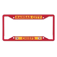 WinCraft Kansas City Chiefs Chrome Cadre de plaque d'immatriculation