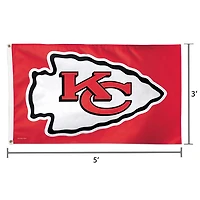 WinCraft Kansas City Chiefs Deluxe 3' x 5' Flag