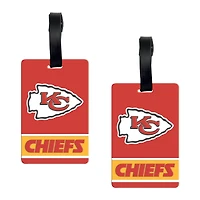 Lot de 2 étiquettes de bagage WinCraft Kansas City Chiefs