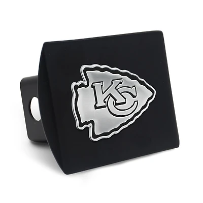 Housse d'attelage WinCraft Premium en métal chromé avec logo des Kansas City Chiefs