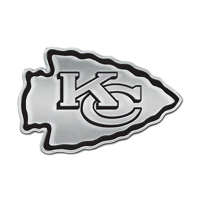 Emblème de voiture WinCraft Kansas City Chiefs Team Chrome