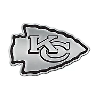 Emblème de voiture WinCraft Kansas City Chiefs Team Chrome
