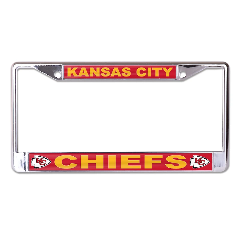 WinCraft Kansas City Chiefs Team Logo S/L Metal License Plate Frame