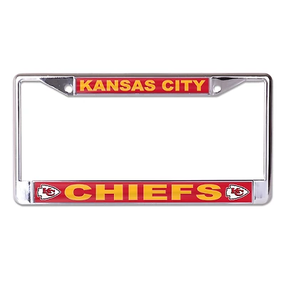 WinCraft Kansas City Chiefs Team Logo S/L Metal License Plate Frame