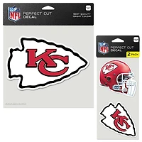 WinCraft Kansas City Chiefs Three-Pack Perfect Cut Decal Sheet