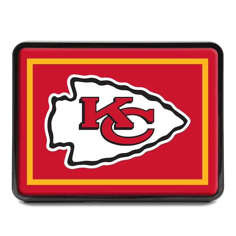 WinCraft Kansas City Chiefs Universal Rectangle Hitch Cover