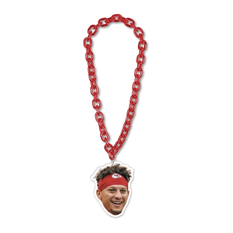 Collier à grande chaîne WinCraft Patrick Mahomes des Kansas City Chiefs