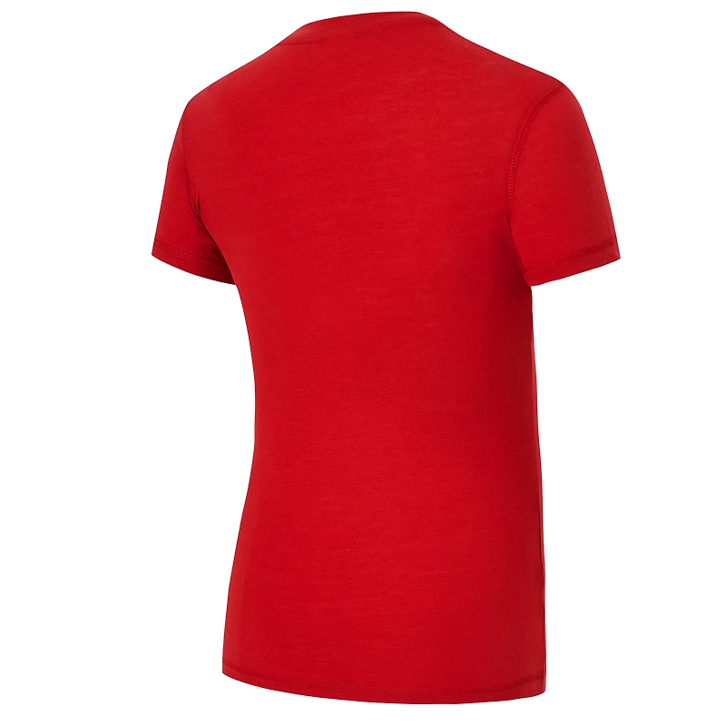 Ensemble pyjama en flanelle Concepts Sport rouge/noir Kansas City Chiefs Avondale pour femme : t-shirt et pantalon