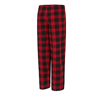 Ensemble pyjama en flanelle Concepts Sport rouge/noir Kansas City Chiefs Avondale pour femme : t-shirt et pantalon