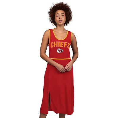 Women's G-III 4Her by Carl Banks  Red Kansas City Chiefs Center Field Maxi Dress