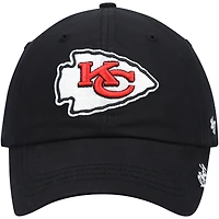 Women's '47 Black Kansas City Chiefs Miata Clean Up Secondary Adjustable Hat