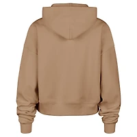 Women's '47 Brown Kansas City Chiefs Sue Foundation Portabella Pullover Hoodie