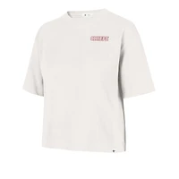 Women's '47  Cream Kansas City Chiefs Love Letter Reed T-Shirt