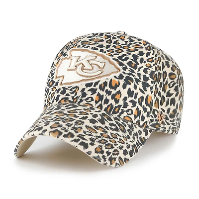 Women's '47 Natural Kansas City Chiefs Lisa Clean Up Adjustable Hat