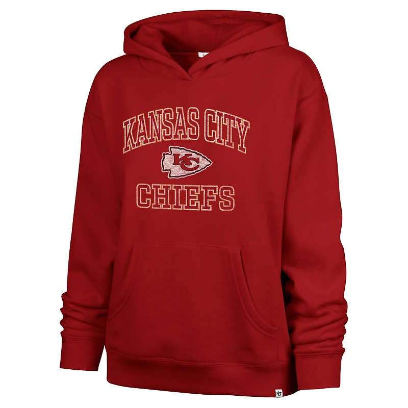 Sweat à capuche Clarity Naomi rouge '47 pour femme des Kansas City Chiefs