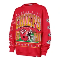 Sweat-shirt oversize rouge « 47 » des Kansas City Chiefs pour femme