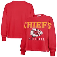 T-shirt oversize à manches longues pour femme, modèle rouge « 47 » des Kansas City Chiefs, Outreach