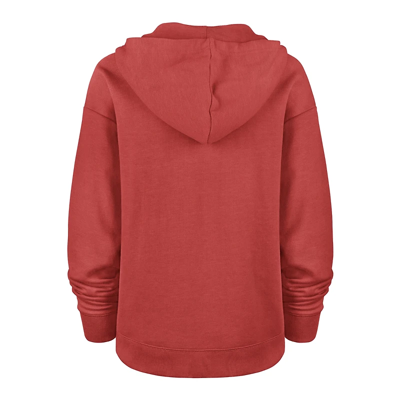 Women's '47  Red Kansas City Chiefs Plus Clarity Kennedy Pullover Hoodie