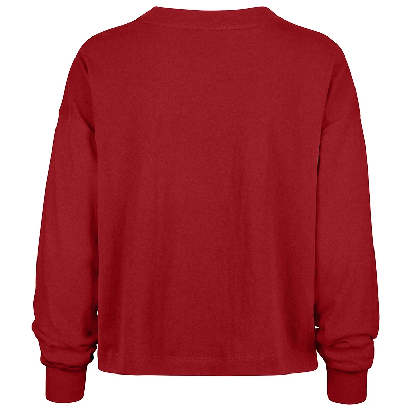 T-shirt à manches longues grande taille rouge « 47 » pour femme des Kansas City Chiefs, Muse Sydney