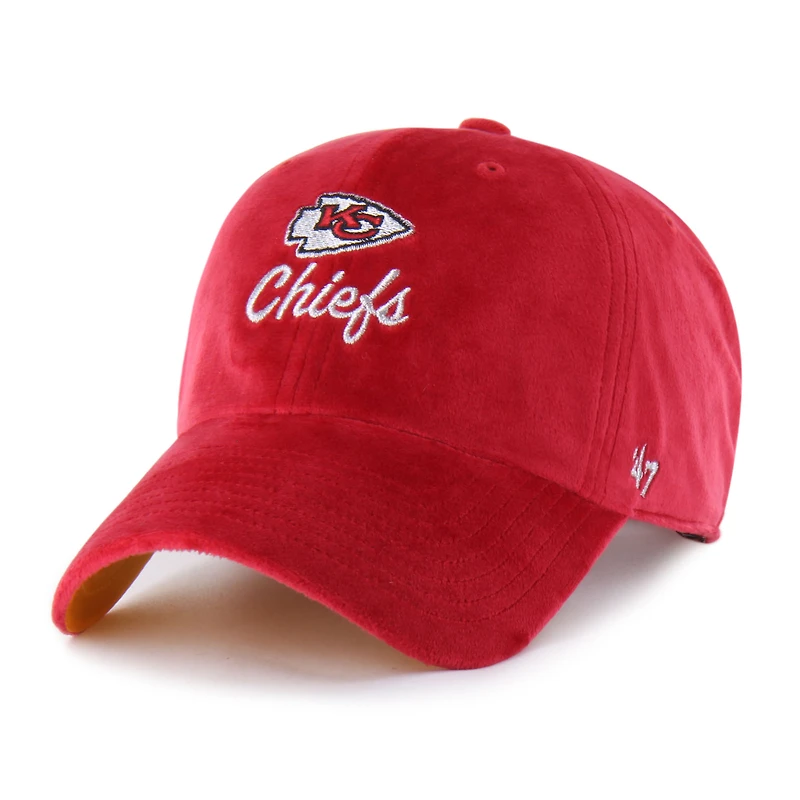 Casquette ajustable rouge « 47 » pour femme des Kansas City Chiefs, Spirited Clean Up