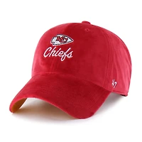Casquette ajustable rouge « 47 » pour femme des Kansas City Chiefs, Spirited Clean Up
