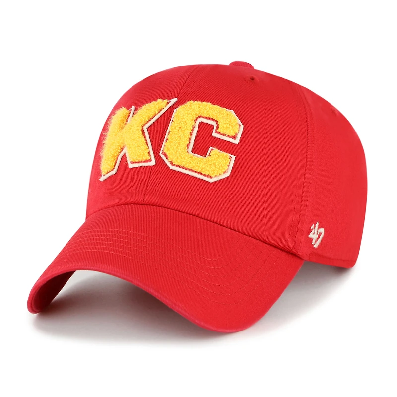 Casquette ajustable Zoey Clean Up rouge 47 pour femme des Kansas City Chiefs