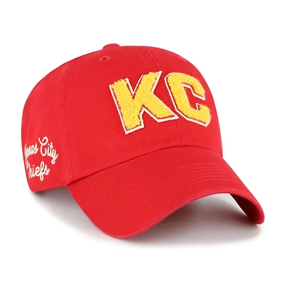 Women's '47  Red Kansas City Chiefs Zoey Clean Up Adjustable Hat