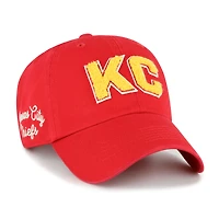 Women's '47  Red Kansas City Chiefs Zoey Clean Up Adjustable Hat