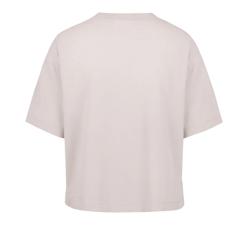 Women's '47  Sand Kansas City Chiefs Windthrow Ravine Cropped T-Shirt