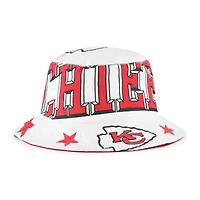 Women's '47  White Kansas City Chiefs Energize Bucket Hat