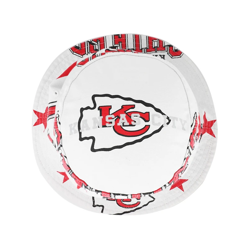Women's '47  White Kansas City Chiefs Energize Bucket Hat