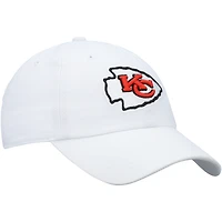 Women's '47 White Kansas City Chiefs Miata Clean Up Logo Adjustable Hat