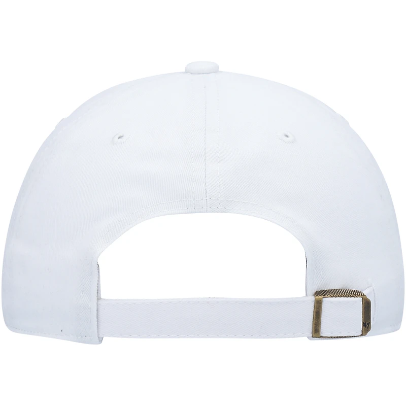 Women's '47 White Kansas City Chiefs Miata Clean Up Logo Adjustable Hat