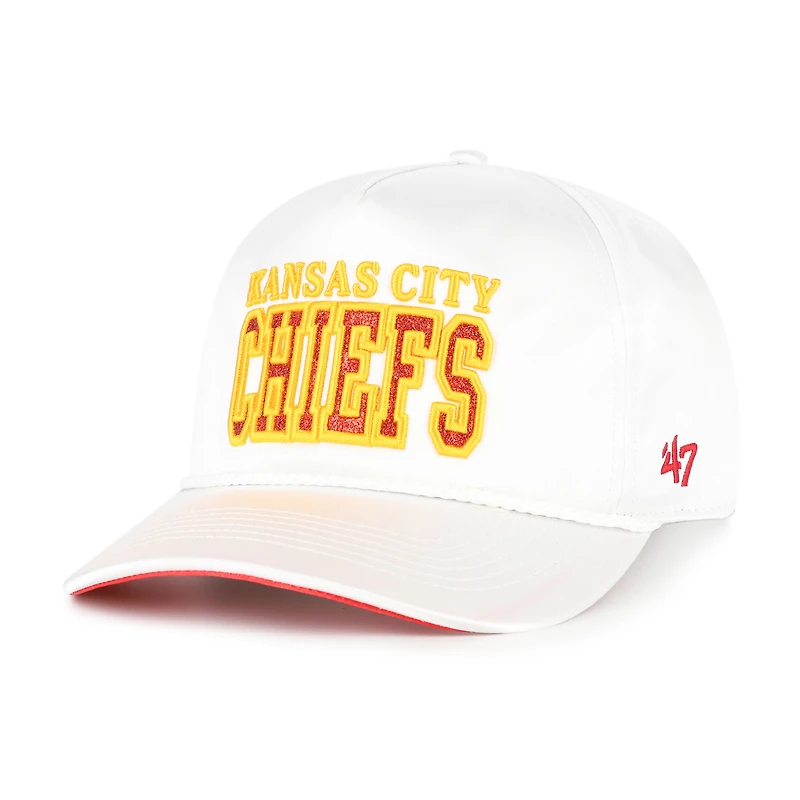 Casquette ajustable Outspoken Hitch blanche 47 des Kansas City Chiefs pour femme