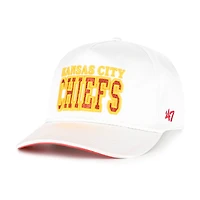 Casquette ajustable Outspoken Hitch blanche 47 des Kansas City Chiefs pour femme